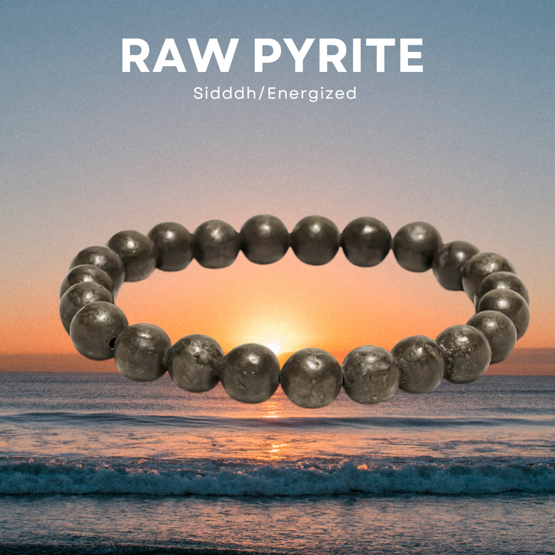 Raw Pyrite  Bracelete 