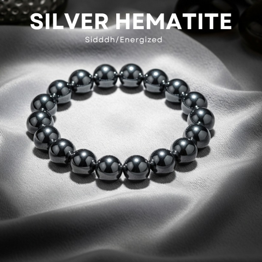 Silver Hematite Bracelet